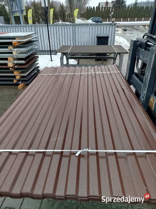 Blacha trapezowa brąz pakiety 50 sztuk Tanio i podkarpackie Sędziszów Małopolski