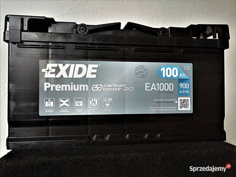Akumulator Exide Premium 100Ah 900A DOWÓZ 3CITY pomorskie Gdańsk