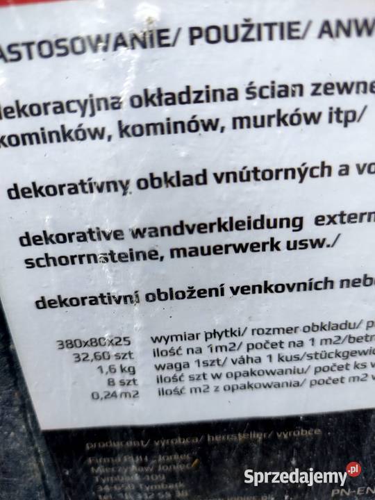 Płytki elewacyjne Joniec Piano Jerzmanowice