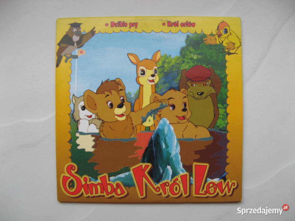 Simba Król Lew 5 płyt 10 odcinków Poznań