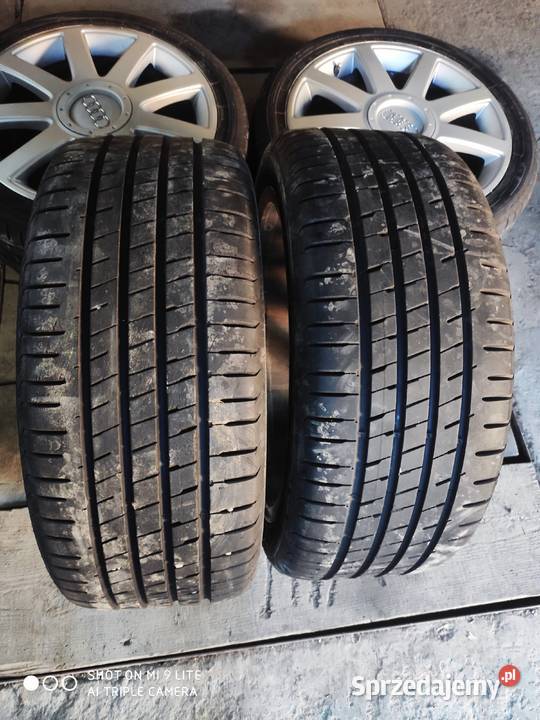 Alufelgi 18 5x112 Audi SLine z oponami Lubenia sprzedam