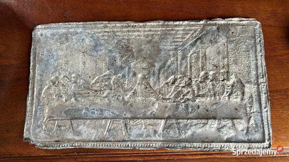 Płytka miedziana miękka Ostatnia Wieczerza Wym Gdańsk