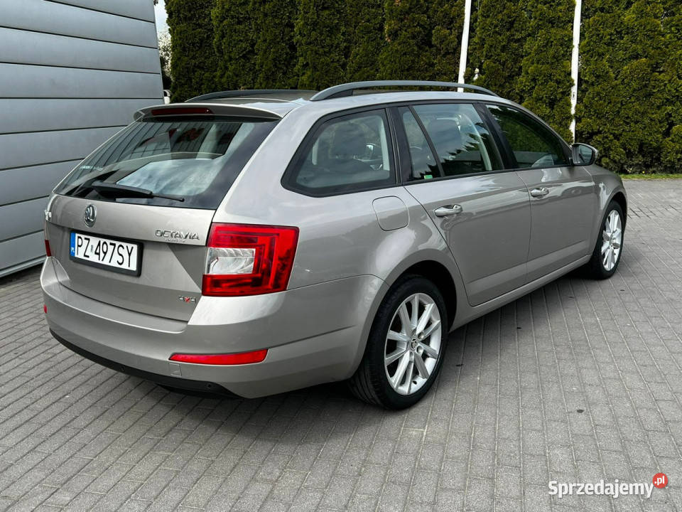 koda Octavia Salon Polska 4x4 20 TDI 150 III aluminiowe felgi wielkopolskie Baranowo