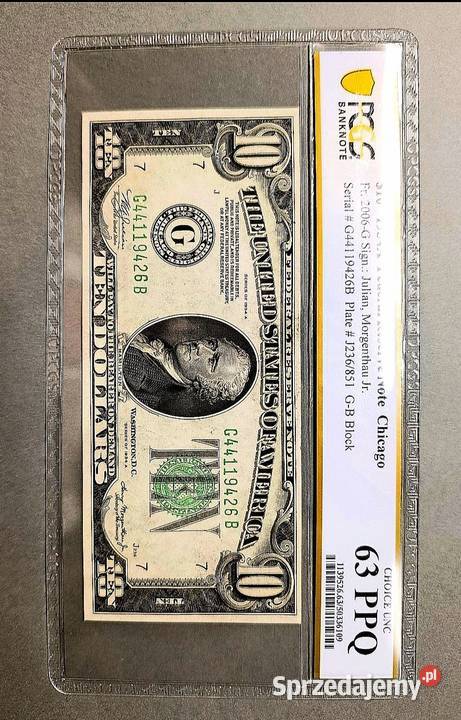 USA 10 Dolarów 1929 r York PMG 65 EPQ WYSOKA Węgorzewo