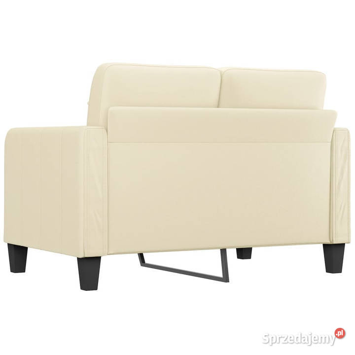 2osobowa sofa kremowy 120 sztuczna skóra Sofy i kanapy Warszawa