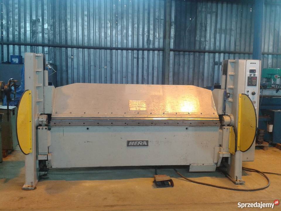 ZAGINARKA DO BLACHY HYDRAULICZNA hera um iv 2500