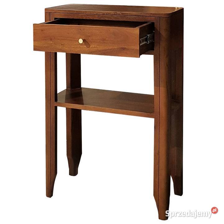 Konsola drewniana MILANO 60 z szufladą i półką Konsole Lublin