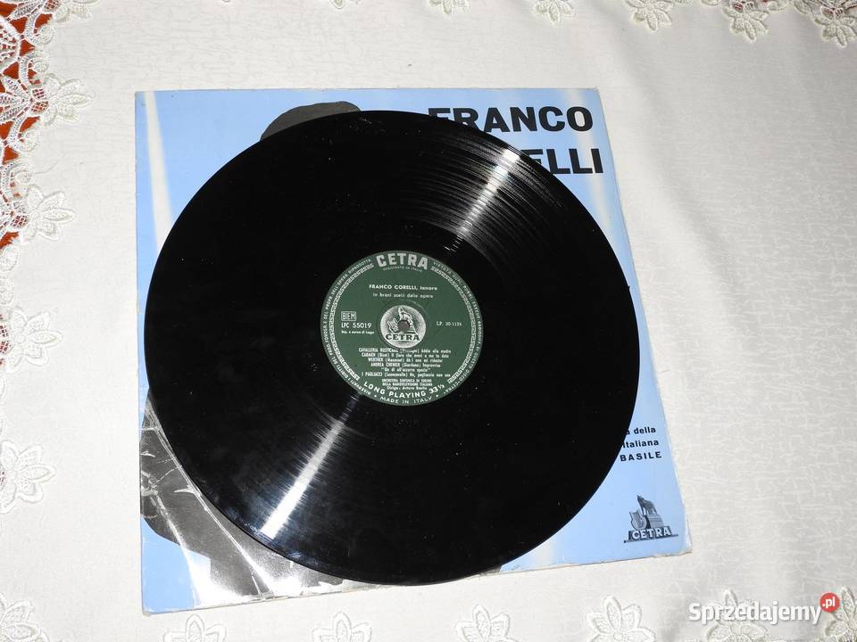 Franco CORELLI Recital Włochy Cetra LPC 55019 Płyty i kasety Przemyśl