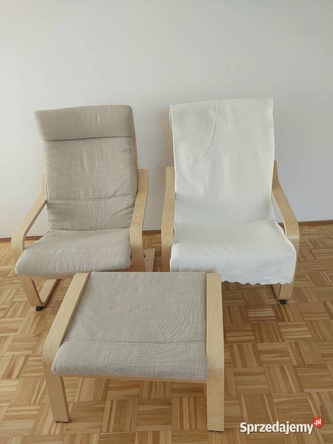 Fotele IKEA z podnóżkiem Warszawa