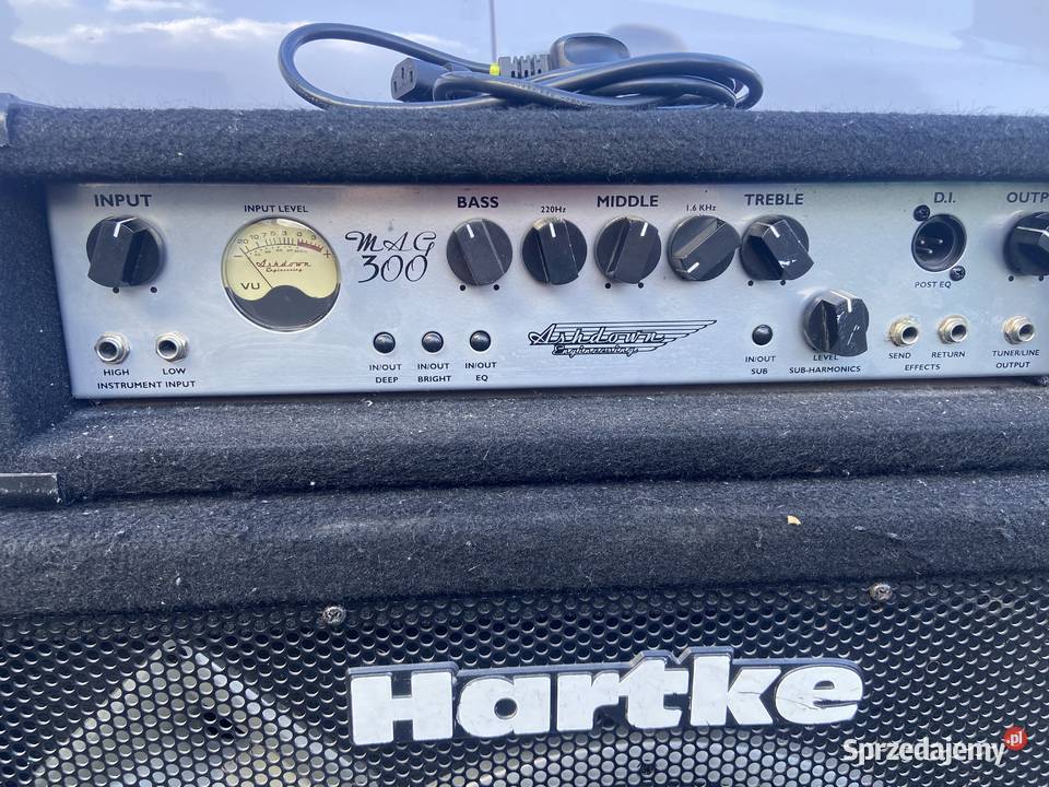 Ashdown MAG 300 wzmacniacz basowy Hartke kolumna Biłgoraj