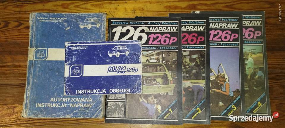 Fiat 126p instrukcja maluch motoryzacja, transport