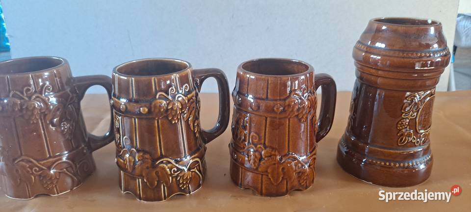 3 kufle i dzbanek Nowe sprzedam