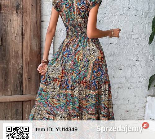 Sukienka damska boho M Do 5xl Spódnice i sukienki Spódnice i sukienki