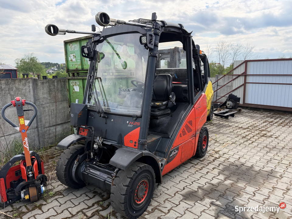 wózek widłowy LINDE H25T02 EVO i H30T EVO części gaz łódzkie Działoszyn