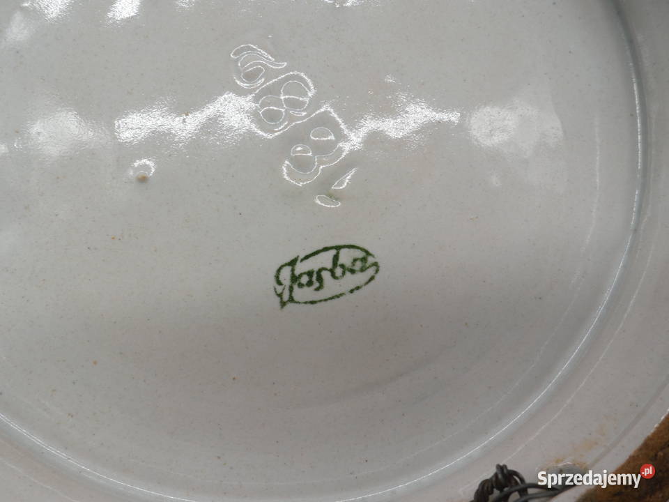 Ceramiczny talerz ścienny JASBA Raszków sprzedam