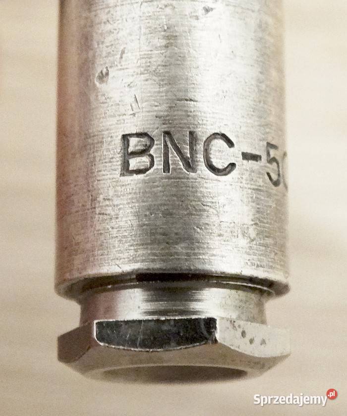 Złącze kątowe wtyk BNC50W1 50 omów UNITRA nowy śląskie