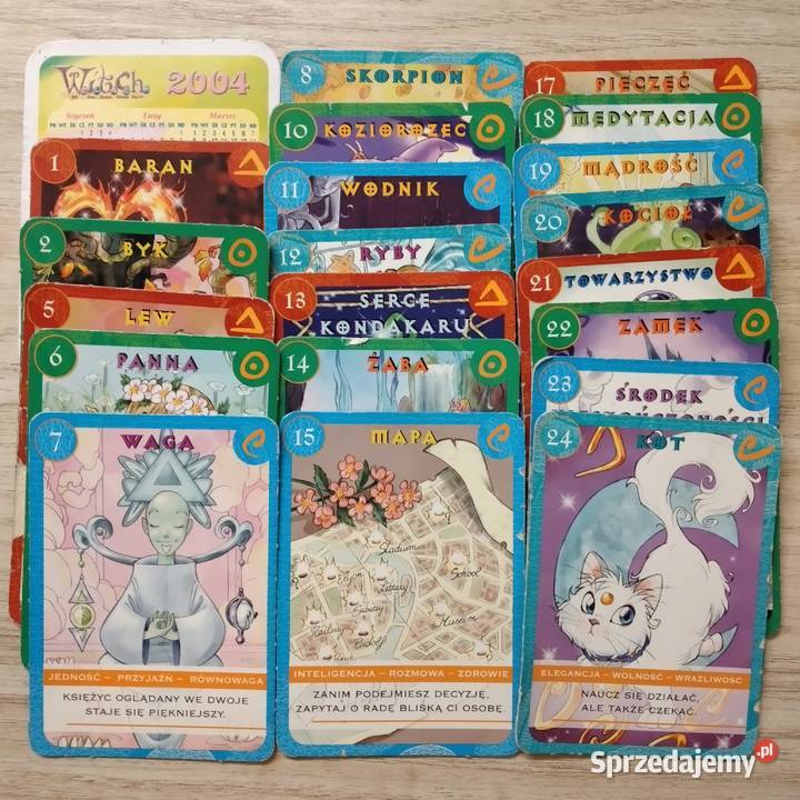 książkiplatykarty Czarodziejki Witch Bukowno sprzedam