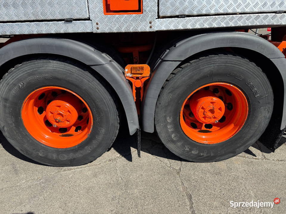 Scania P 380 uzywany Dzwig samochodowy Faun HK mazowieckie