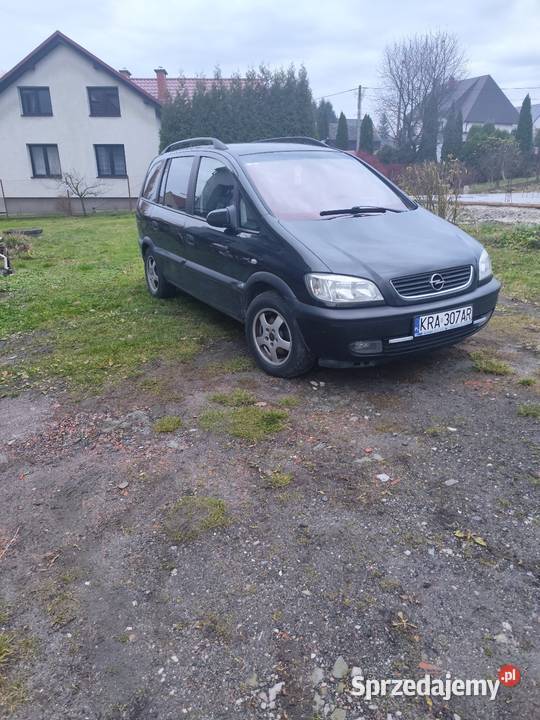 Opel Zafira A 2001 czarny Skawina