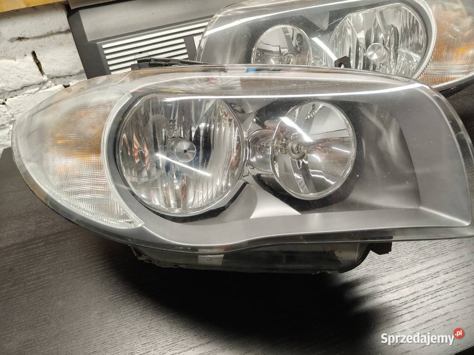 Bmw e87 lampy przednie oryginał Europa kompletne łódzkie Aleksandrów Łódzki