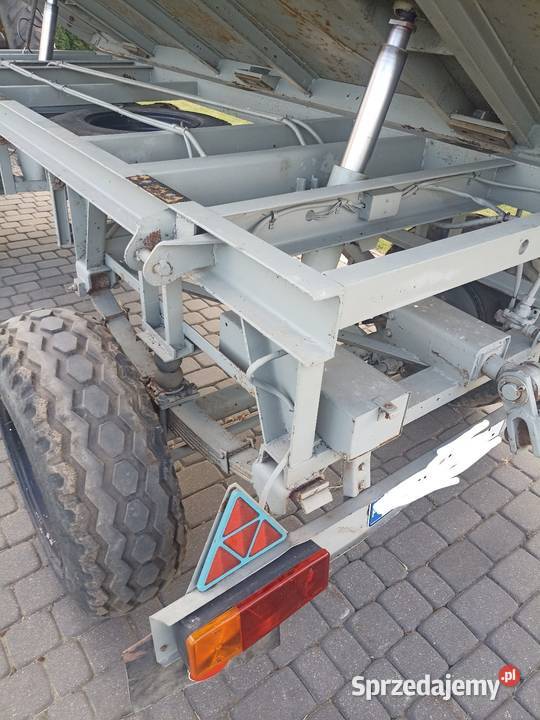 Przyczepa wywrotka d732 zarejestrowana Dmosin Drugi