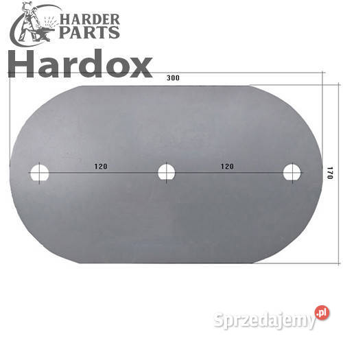 Nakładka HARDOX 1700221S części do pługa REGENT Suwałki sprzedam