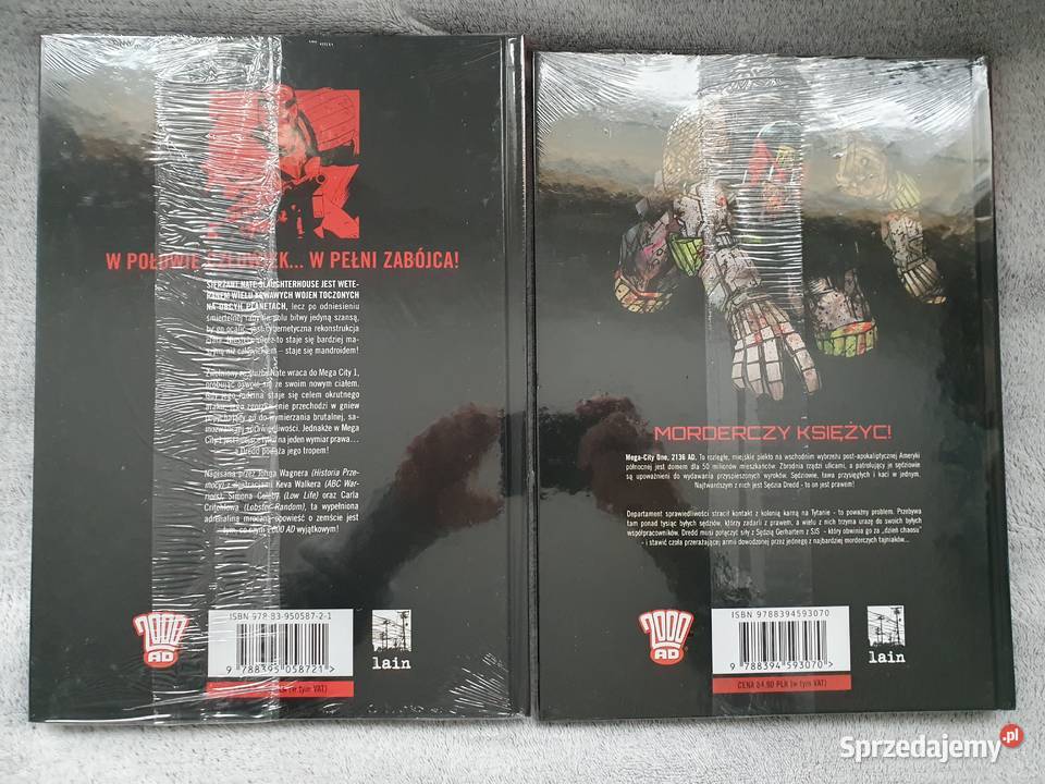 Sędzia Dredd Tytan Mandroid 2 komiksy kredowy papier  Gdynia