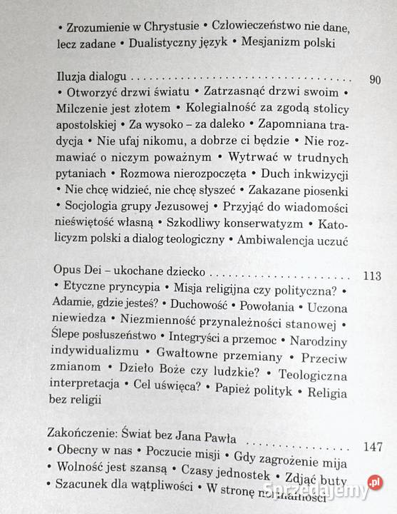 Jan Paweł II Analiza Krytyczna Tadeusz Bartoś miękka lubelskie