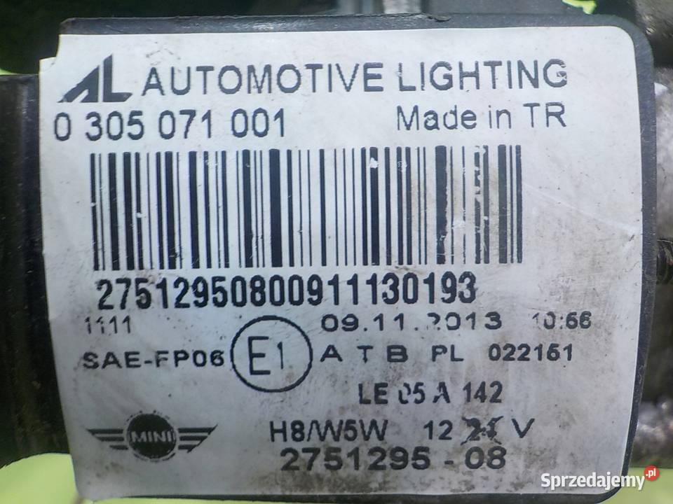 MINI COOPER CLUBMAN I R55 16 B 08r 5D halogen Suków sprzedam
