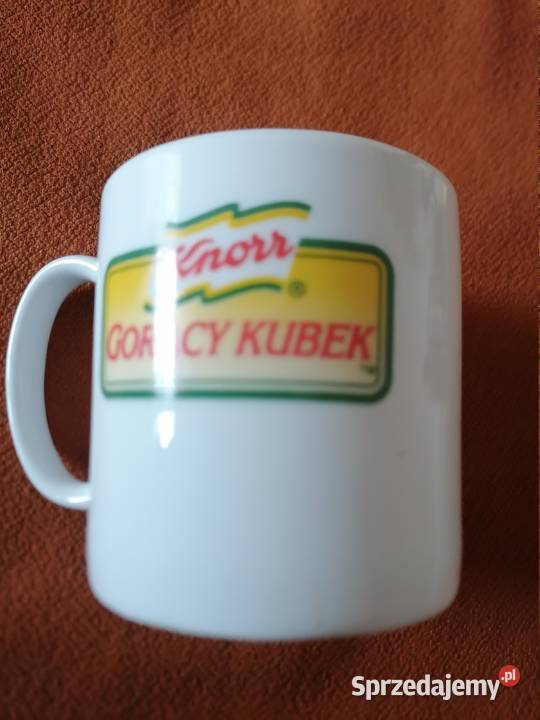 Gorący kubek Knorr kolekcjonerski białyGarnuszek