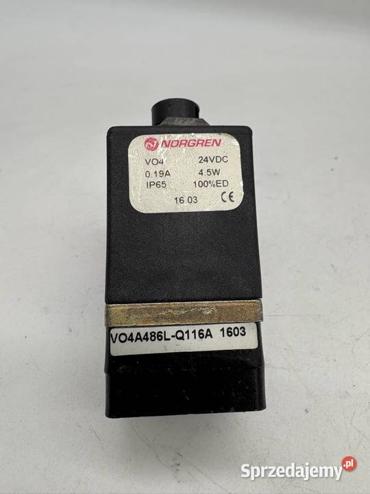 Norgren V04A486LQ116A Elektrozawór Pozostałe mazowieckie Warszawa sprzedam