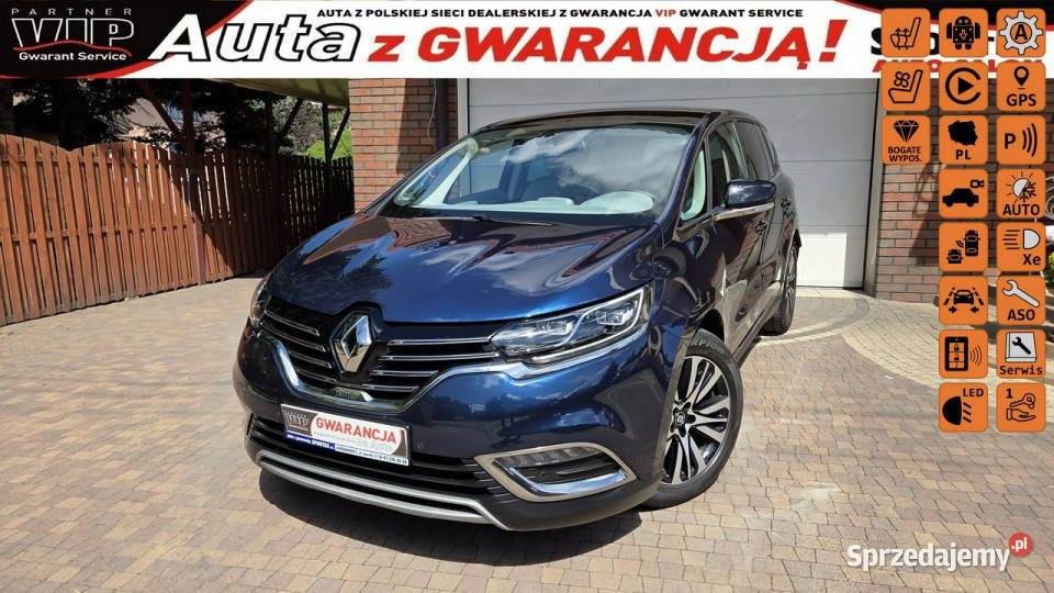 Renault Espace 18 TCE 225 INITIALE PARIS EDC7 czujnik parkowania