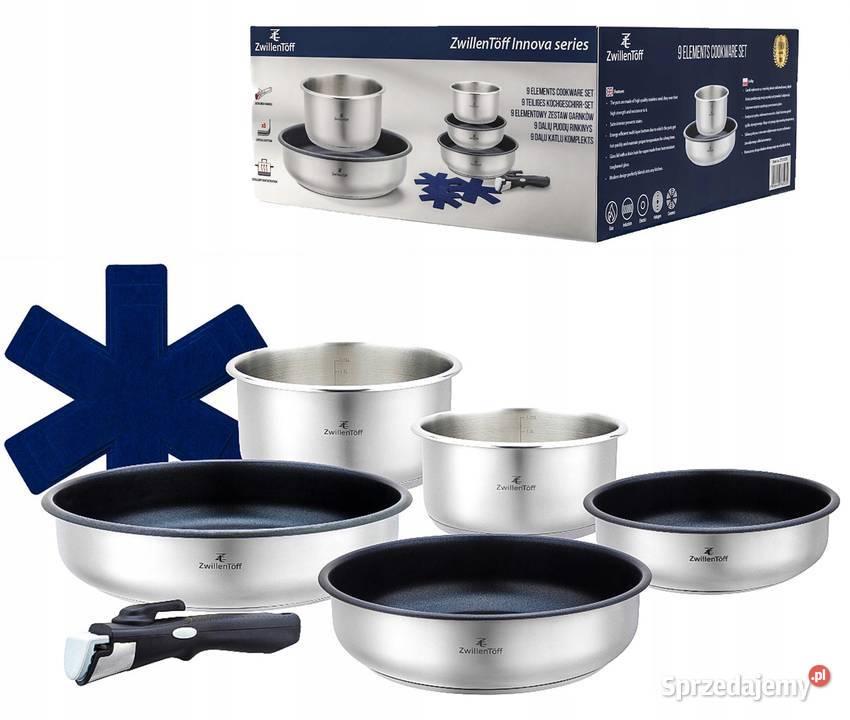 Zestaw garnków stalowych ZWILLENTOFF małopolskie Kraków