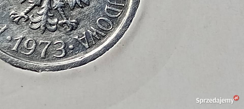 Stare monety 10 groszy 1973 bez znaku mennicy sprzedam