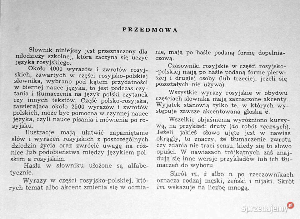 Ilustrowany słownik dzieci Rosyjskopolski Chełm sprzedam