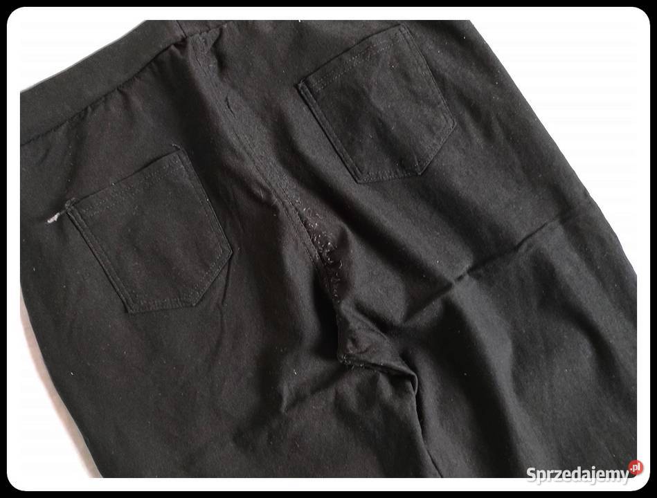 Czarne spodnie legginsy tregginsy rozmiar 40 L Płock sprzedam