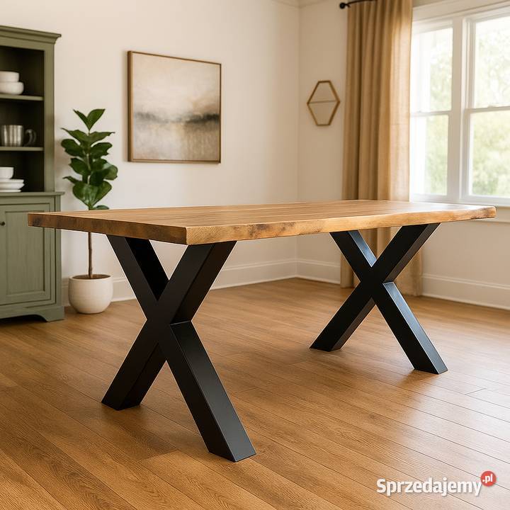 Stół Dębowy LOFT 100 Lite Drewno DĄB Rozkładany Stoły śląskie sprzedam