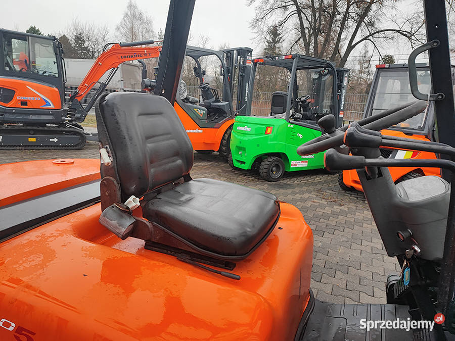 Wózek widłowy Doosan D30G diesel 3 tony duplex 3 Kęty sprzedam