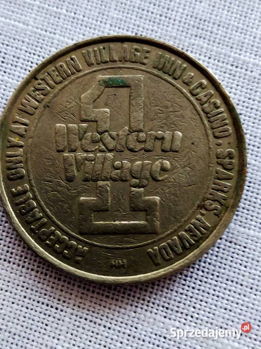 Kolekcjonerski Żeton 1 dolar Western Village Gniezno