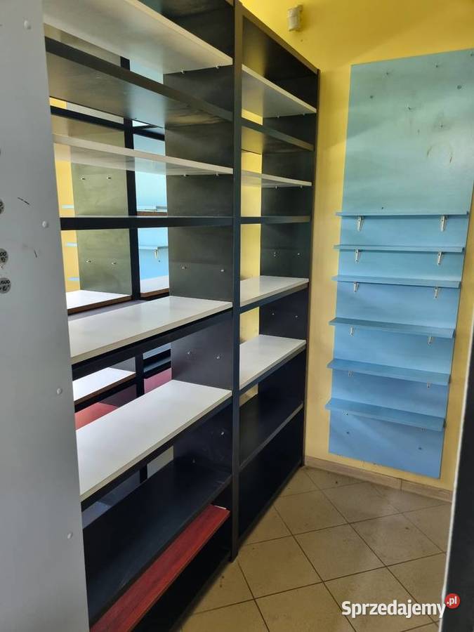 Regały magazynowe sklepowe mocne z płyty 28