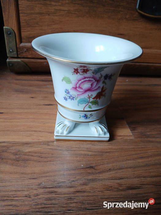 Wazon porcelanowy na lwich łapach Herend Kraków