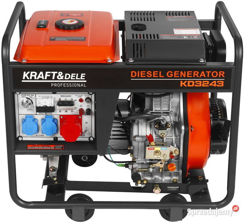 Agregat prądotwórczy DIESEL 7kW 230400V KD3243 lubelskie