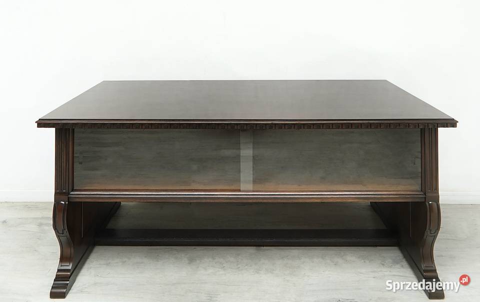 Zabytkowe eklektyczne biurko z lat 40tych wielkopolskie