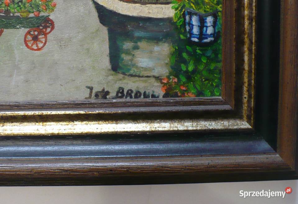 Obraz olejny Pejzaż miejski Białystok