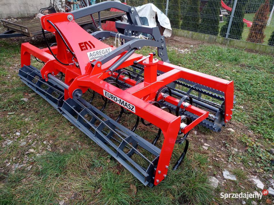 Agregat uprawowo siewny 3m Euro Masz nieuszkodzony Żelechów