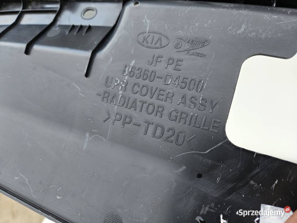 KIA OPTIMA 4 IV JF OSŁONA GÓRNA PASA PRZEDNIEGO Międzychód