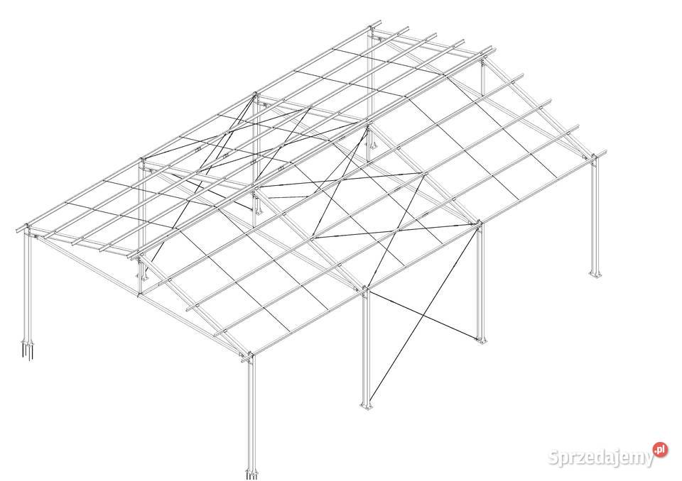 HALA stalowa 12x18m Gotowy projekt i konstrukcja