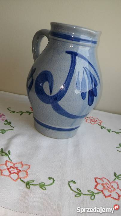 dzbanek dzban ceramiczny poniemiecki kobalt Gdańsk sprzedam