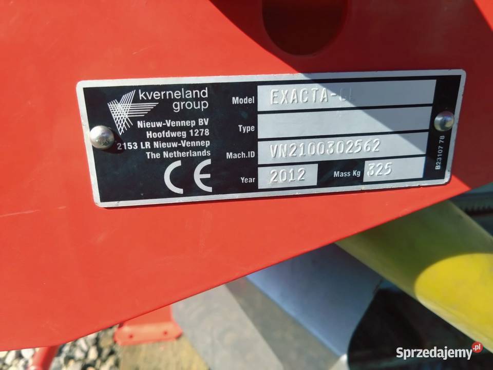 Rozsiewacz Kverneland nieuszkodzony lubelskie Janów Lubelski