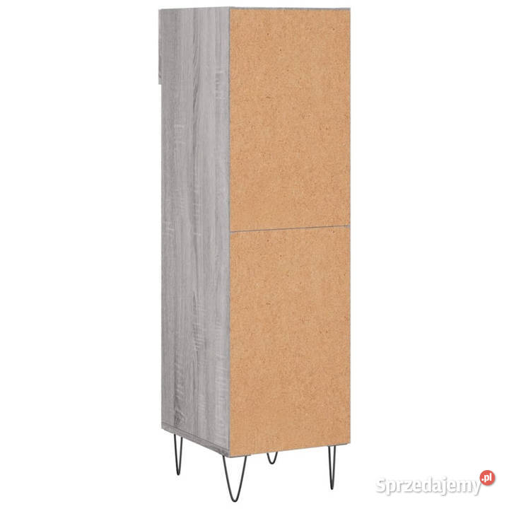 Szafka na buty szary dąb sonoma 30x35x105 mazowieckie Warszawa